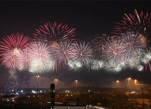 寿县焰火晚会
